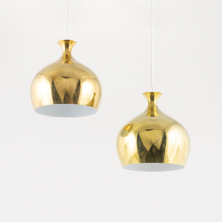 Helge Zimdal, a pair of 'Löken' ceiling lights